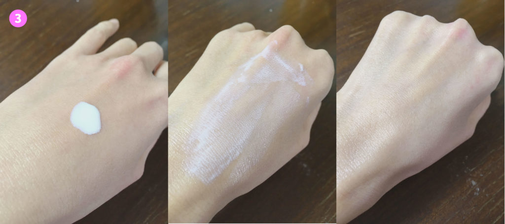 SHIN PURETE パーフェクトUVミルク プロテクション使用感